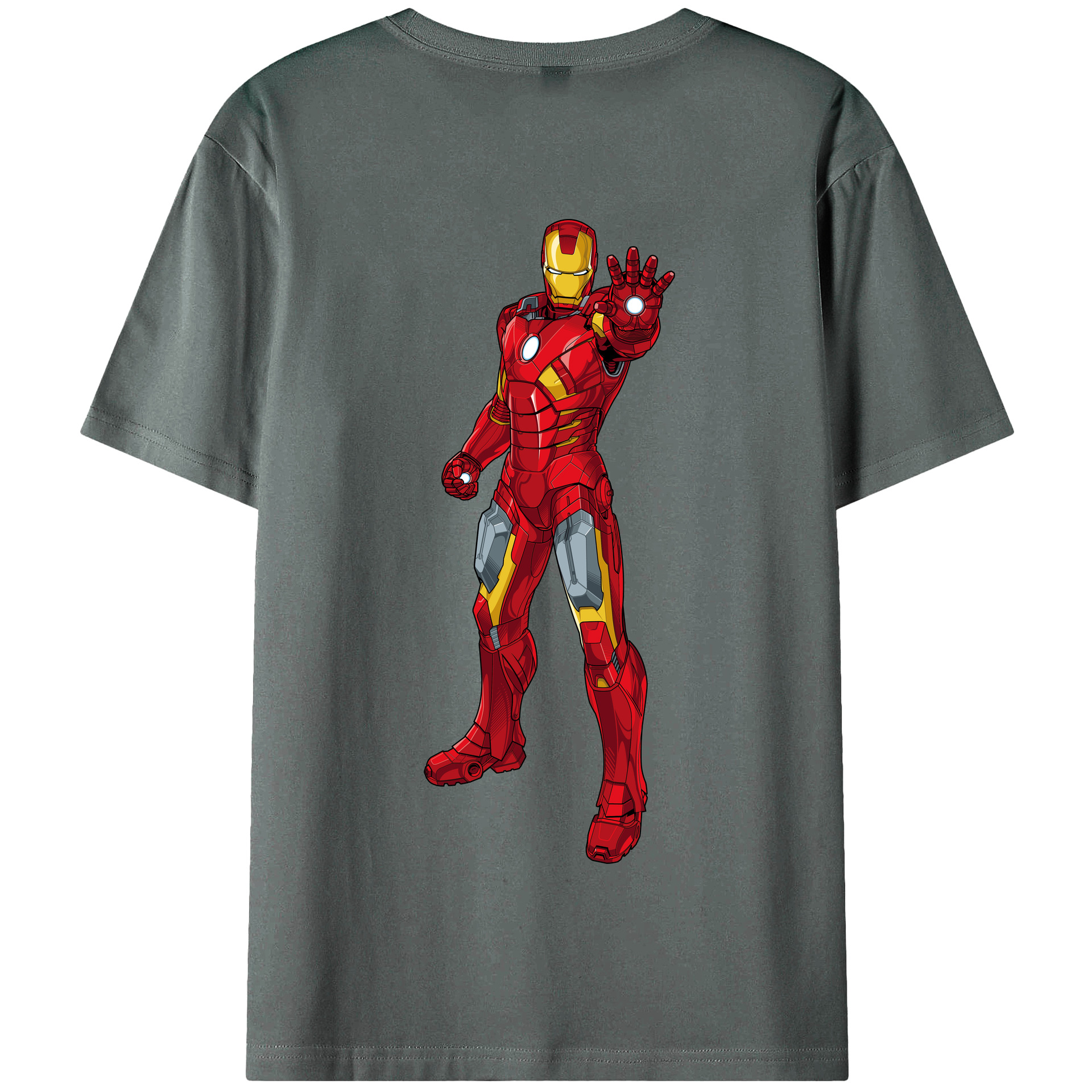 （画像用） アベンジャーズ The Avengers 綿100％半袖Tシャツ（背面プリント）